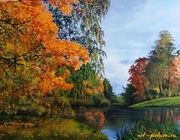 Золотая осень масло, холст 