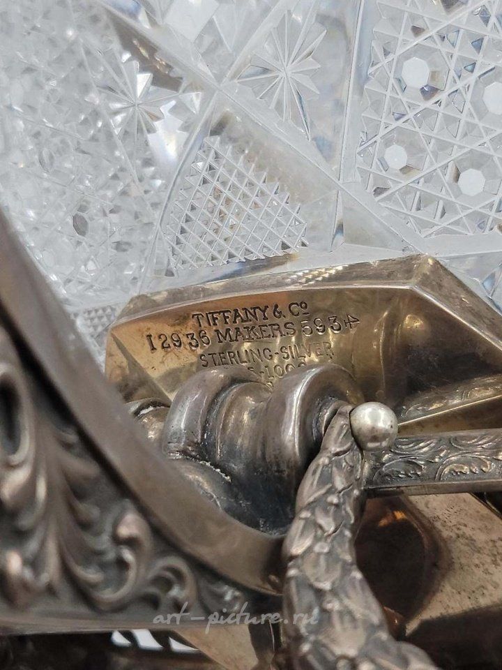 Русское серебро , Крупная серебряная посуда Tiffany and Co. XIX века