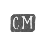 Клеймо мастера Мясоедов Сем. Андр. - Москва - инициалы "СМ" - посл. четв. 19 века
