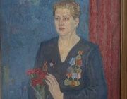 Санинструктор Иванова Л.А Холст, масло