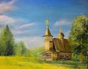 Полдень Масло холст 