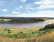 Русские просторы Масло,холст 