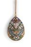 Серебряная ложка с позолотой и эмалью, Москва, 1908-1917, ювелир...