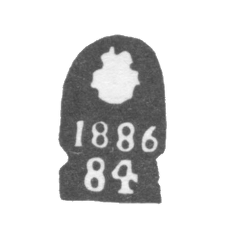 Городское клеймо Москвы 1883-1886 гг. "Георгий Победоносец"