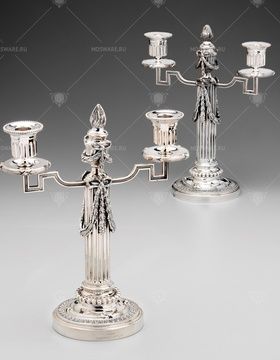 купить Подсвечник Фаберже Faberge серебро ограниченная серия