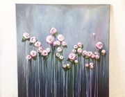 Creamy Flowers акрил, холст 