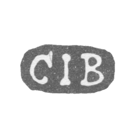 Клеймо мастера Богас Карл Иоган - Ленинград - инициалы "CIB"