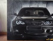 BMW масло, холст 