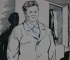 купить Доярка Беспалова Н.Ф. бумага. тушь. 30 х 20 см.