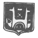 Городское клеймо Риги 1843-1896 гг. "Каменная стена"