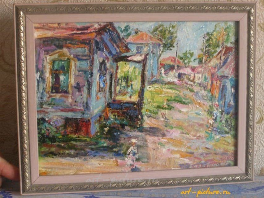 Улочки холст масло
