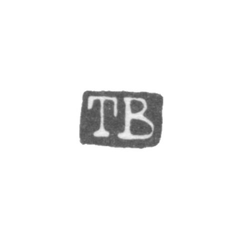 Клеймо мастера Боесесен Теодор - Ленинград - инициалы "TB"