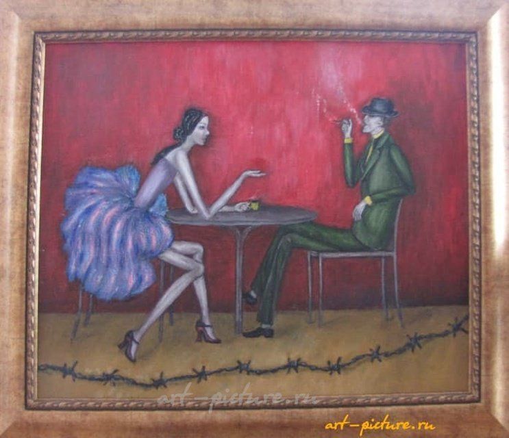 Имитация холст,масло,акрил