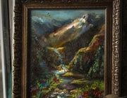 Горный пейзаж Холст ,масло 