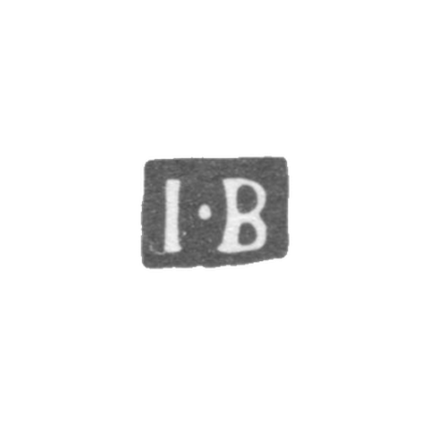 Клеймо мастера Бергстрем Иона - Ленинград - инициалы "I-B"
