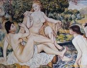 Большие купальщицы. Копия П. О. Ренуара холст, масло 