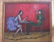 Имитация холст,масло,акрил 