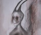 купить Чёрт акварель,карандаш,акварельная бумага 