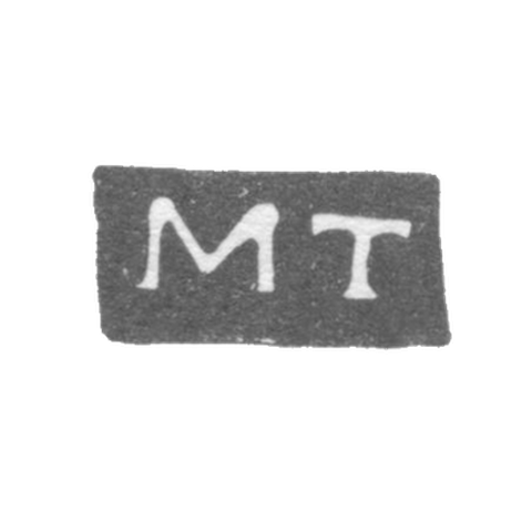 Клеймо мастера Телогреев Матвей Федоров - Горький (Нижний Новгород) - инициалы "МТ" - 1824-1854 гг.