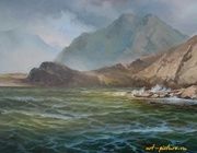 " Волнение масло, холст, лак 