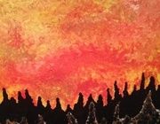 Последний день Прогресса Масло, бумага 