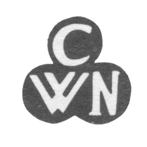 Клеймо мастера Неуманн Кристоф Вильхельм - Пайде - инициалы "CWN" - 1711-1819 гг.