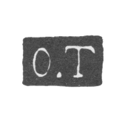Клеймо мастера Тьюсман Отто Фредерик - Ленинград - инициалы "O.T"