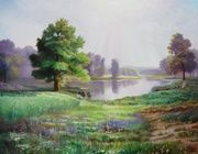 После дождя Масло , холст