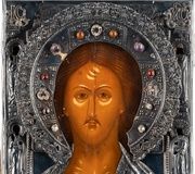 Икона Спасителя с устрашающим взглядом