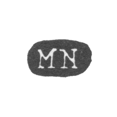 Клеймо мастера Неувонен Матиас - Ленинград - инициалы "MN"