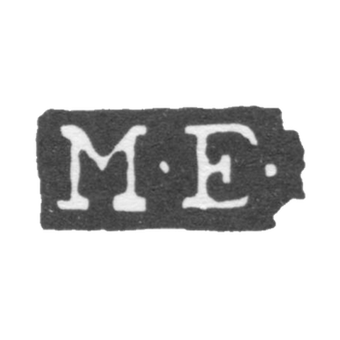 Клеймо мастера Энкенберг Михаэль - Ленинград - инициалы "M-E-"