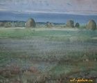 купить Сенокос. Акварель. 60 х 80 см