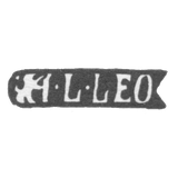 Клеймо мастера Лео Иаков Леонард - Ленинград - инициалы "I-L-LEO"