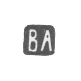 Клеймо мастера Агафонов Василий Семенов - Москва - инициалы "ВА" - 1895-1917 гг.