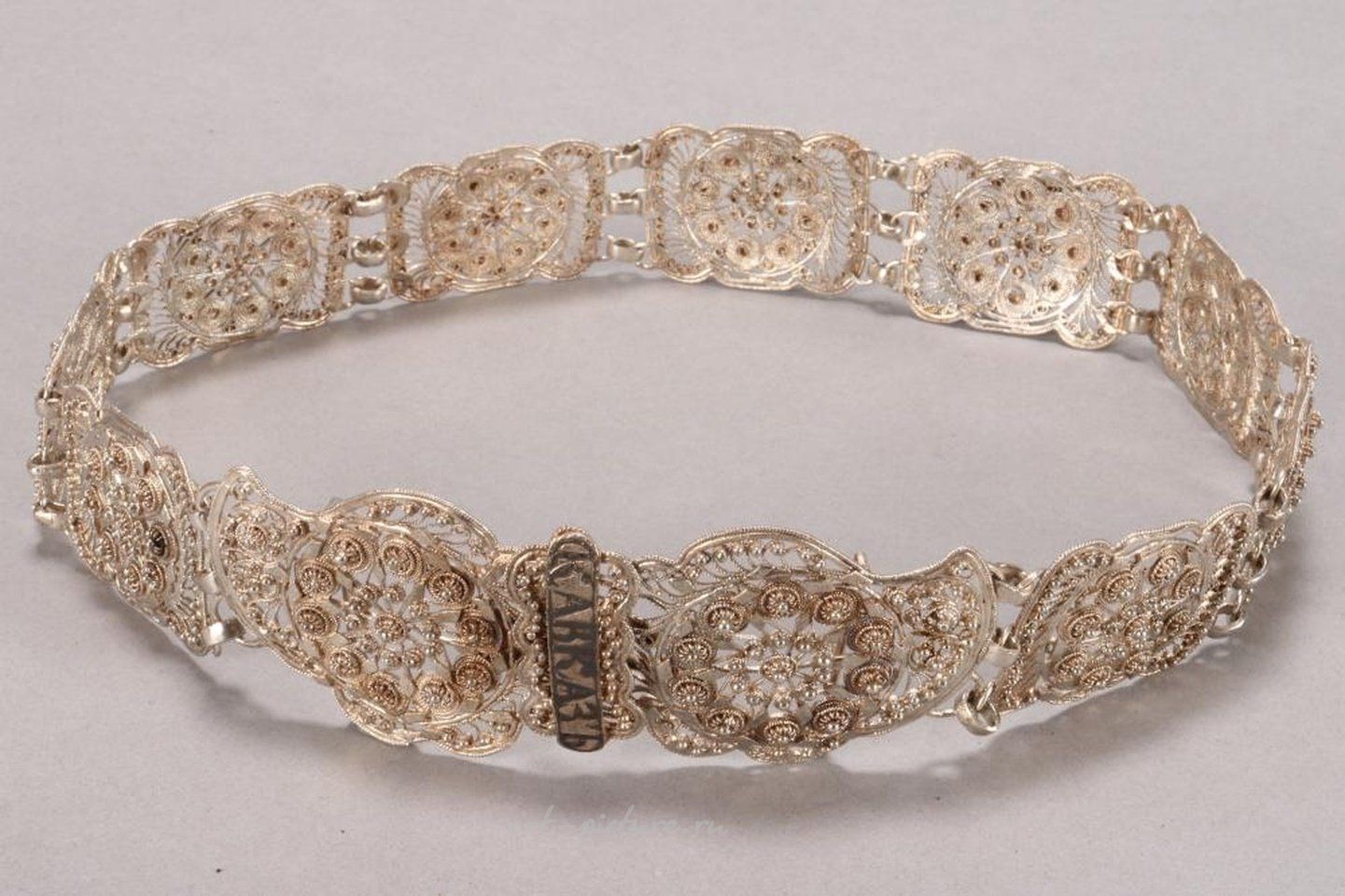 Russian silver , Russian Caucasus Silver and Niello Belt.