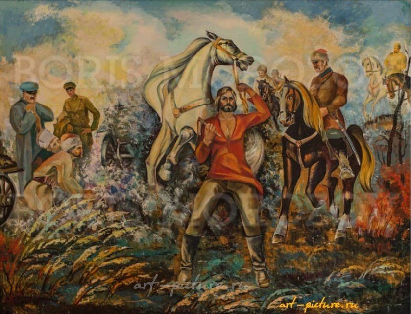 «Батька Атаман» Холст / Масло