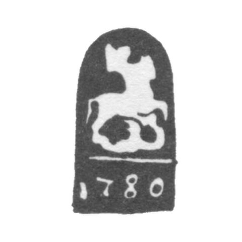 Городское клеймо Москвы 1780 г. "Георгий Победоносец"