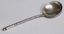 Russian silver and niello spoon with Kokoshnik mark, 18.5cm long