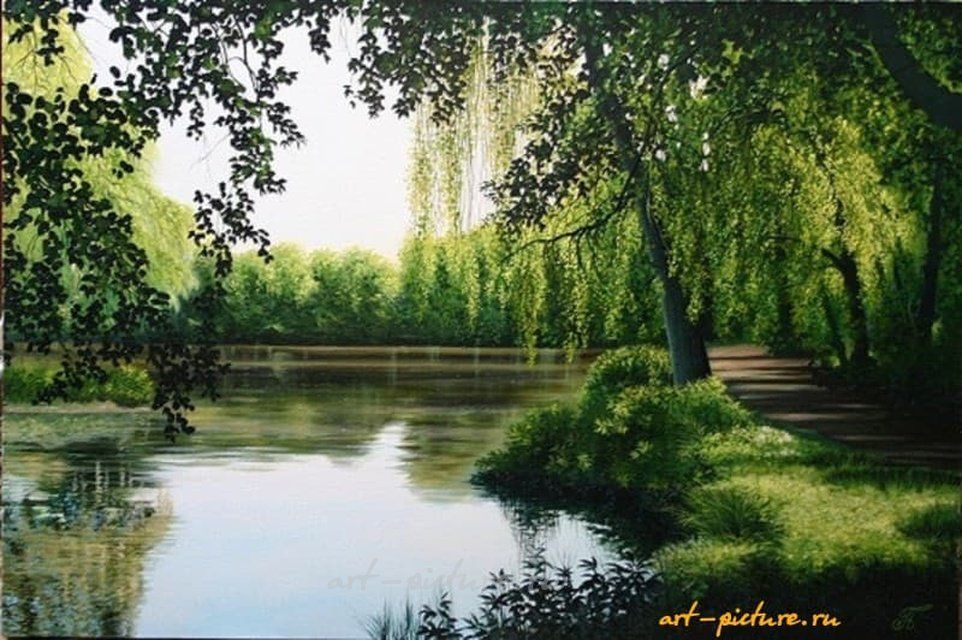 Летний полдень Масло,холст