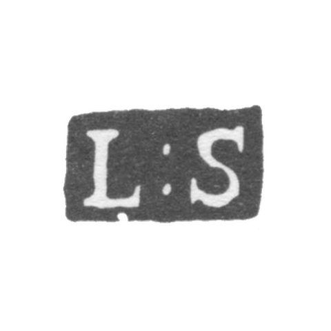 Клеймо мастера Смедберг Израель Людвиг - Ленинград - инициалы "L:S"