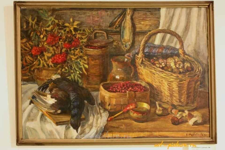 Натюрморт с дичью холст,, масло
