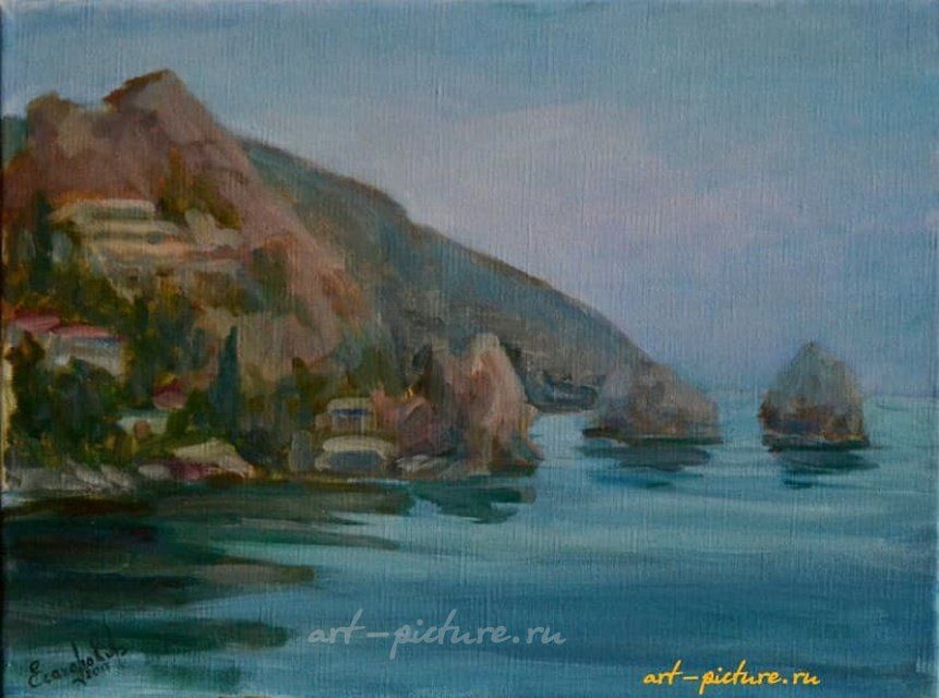 Вечерний этюд холст, масло
