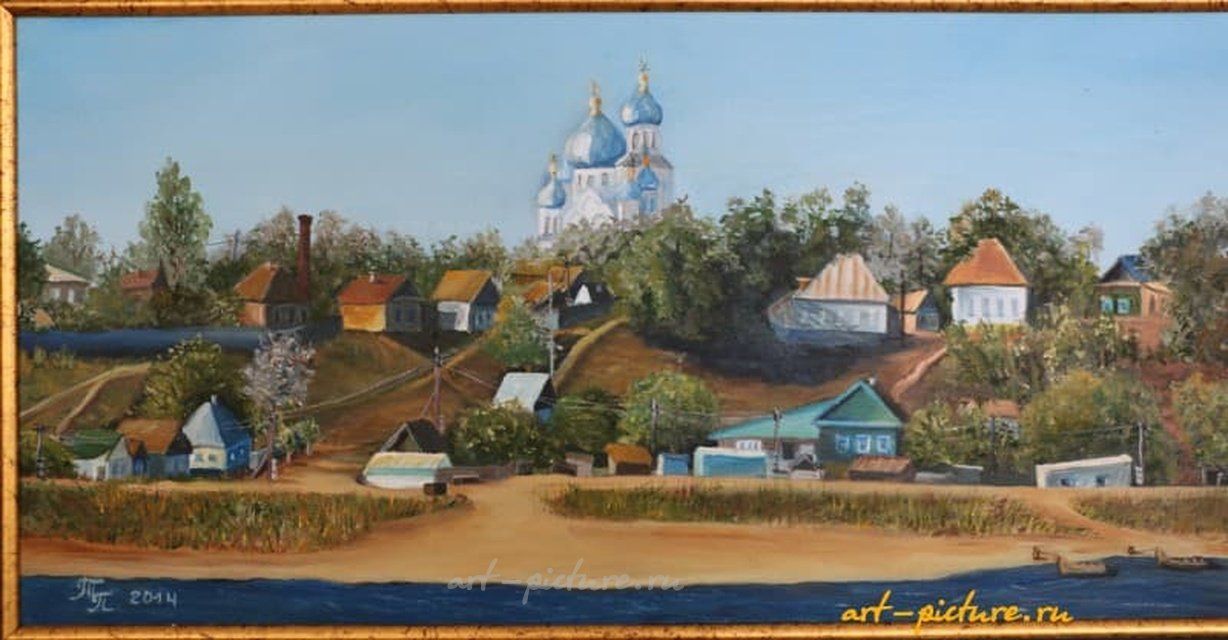 Никольское на Волге холст,масло