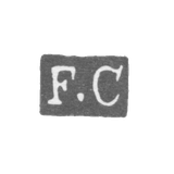 Клеймо мастера Колониус Фредерик Иоганн - Ленинград - инициалы "F.C"