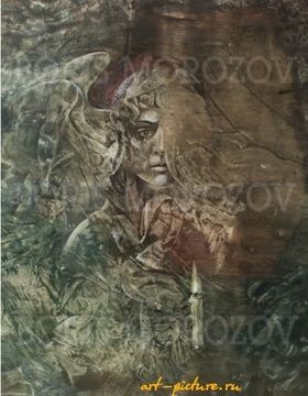 купить «Плачущий ангел» Бумага/Ватман / Акварель 