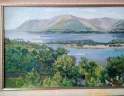 Волжский пейзаж,Царевщина Холст,масло 