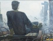 Туманное утро масло, холст 