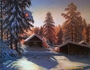 Седая чародейка Холст масло 