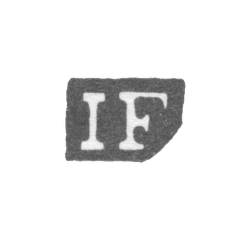 Клеймо мастера Фробергер Иоганн Аугуст Карл - Ленинград - инициалы "IF"
