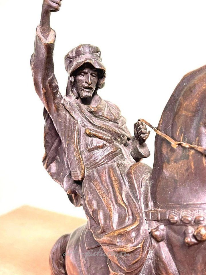 Russian silver , Rare figure of Albert Moritz Wolff.